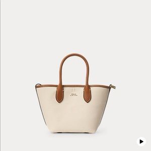 Polo Ralph Lauren Canvas mini Bellport Tote crossbody bag